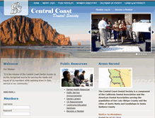 Tablet Screenshot of centralcoastds.org